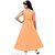 Ajija Fashions Girls Maxi/Full Length Party Dress (Orange, Sleeveless)