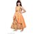 Ajija Fashions Girls Maxi/Full Length Party Dress (Orange, Sleeveless)