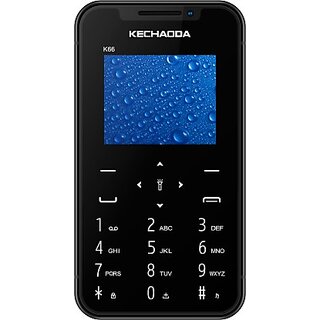                       Kechaoda K66 The Music House 4 (Dual Sim, 1.8 inch Display, 400 mAh Battery, Black )                                              