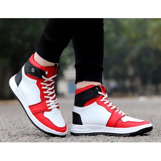 Modern Accessories Hakkel Mens Casual Red/White Shoes 2025 at ShopCircuit | ONDC
