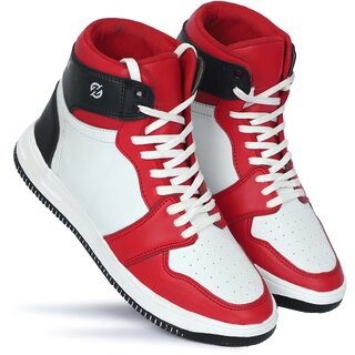 Modern Accessories Hakkel Mens Casual Red/White Shoes 2025 at ShopCircuit | ONDC