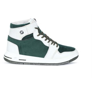 Premium Accessories Hakkel Mens Casual Green/White Shoes 2025 at ShopCircuit | ONDC