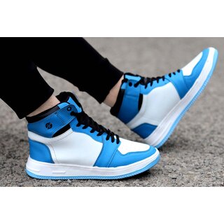 Hakkel Mens Casual  Skyblue/White Shoes