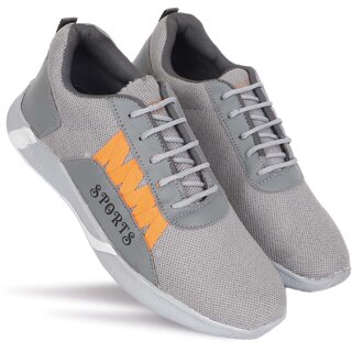 Premium Accessories Hakkel Mens Casual Grey Shoes 2025 at ShopCircuit | ONDC