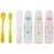 Smart Angel Japan Baby Feeding Spoon Set With Case (2 Pieces)  Baby Feeding Bottle (Pack of 3, 250ml Each), Combo Set