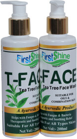 FIRSTSHINE TEA TREE FACE WASH 200ML