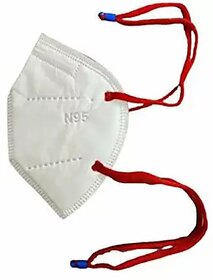 Ultra Care Non-Woven Fabric Disposable Tie/Head Loop 5 Ply Mask (Pack of 50) for Unisex
