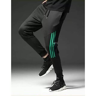 Trackpants Buy Men Black Polyester Trackpants at Cliths