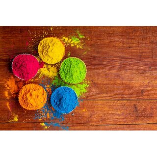Holi Colours Regular Pack of 5 (Multiple Colours) (Colours May Varry)
