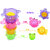 Smart Angel Japan, Melody Star, Interactive Toy For Toddlers and Water Animal Bath Toy For Kids, Stacking Cup, Combo Set