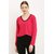 Casual Solid Women Pink Top