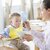 Smart Angel Japan Baby Feeding Bottle (Pack of 2, 250ml Each) and Waterproof Silicone Apron / Bib For Kids, Combo Set