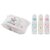 Smart Angel Japan Baby Diaper Wipes (60 Unscented Wipes) and Baby Feeding Bottle (Pack of 3, 250ml Each) Combo Set