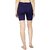 AMLA FAISHON Self Design Women Dark Blue Cycling Shorts