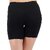 AMLA FAISHON Self Design Women Black Cycling Shorts