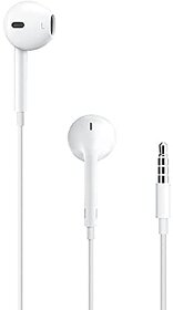IIVAAS Wired White Earphones with Mic for All Android Mobile and Basic Phone 3.5mm Audio Jack