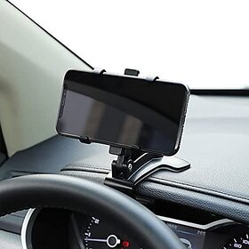 IIVAAS Car Mobile Holder for Dashboard 360 Adjustable Car Mobile Holder for Glass Stand for Mobile Phones and Mobile Car Holder for Dashboard