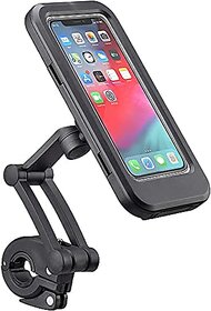 IIVAAS Mobile Holder For Motorcycles Two Wheeler Mobile Holder Waterproof Cell Phone Holder 360 Rotation And Best gps For Bikes