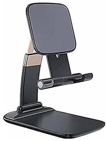 IIVAAS Chrome Mobile Phone Holder for Study Online Classes Watching Videos for Use at Office School Home Compatible with All Smartphones and Tablets Size Upto 10.5#34