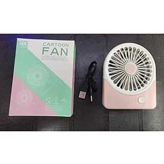 IIVAAS Portable Fan Handheld Misting Fan AC Pocket Fan Portable Fan for Travelling Electric USB Rechargeable Mini Fan Cooling Air Conditioner for Outdoor (Multicolor) 02