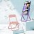 IIVAAS Mini Chair Mobile Stand Cute Chair Shape Mobile Holder Tabletop Mobile Stand for All Mobile (Set of 2)