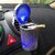 IIVAAS Designer Car Ash Tray/Ashtray with Blue LED Light Rainbow Colors
