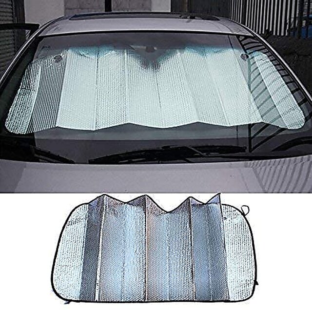 Eyes Heated Windshield Sunshade Car Window Windscreen Cover Sun