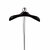 Locomoto Wooden Coat Hanger Stand Suitable for Home, Office  Coat Display Stand Shop (Black. 45 Inch Height)