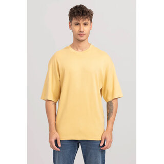Exclusive Men Code Yellow Mustard Oversized T-shirt for Men 2025 at ShopCircuit | ONDC