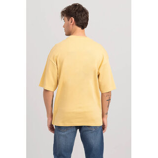 Exclusive Men Code Yellow Mustard Oversized T-shirt for Men 2025 at ShopCircuit | ONDC