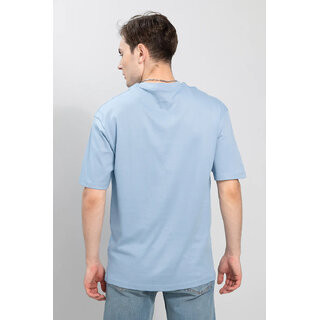 Best Men Code Yellow Sky Blue Oversized T-shirt for Men 2025 at ShopCircuit | ONDC