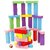 THRIFTKART-51PCS ,Colors Wooden Standard Competition Domino Children Early Educational Toys