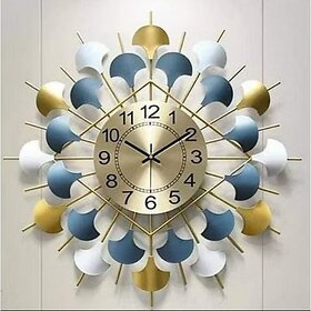 Amhomedecor Analog 81.3 cm X 20 cm Wall Clock (Multicolor, With Glass, Standard)