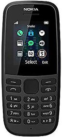 (Refurbished) Nokia 105, Black (2017) - Superb Condition, Like New