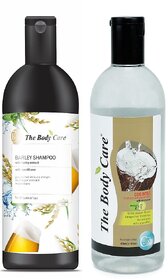 The Body Care Beer Shampoo  Coconut Shampoo, 400ml, Combo