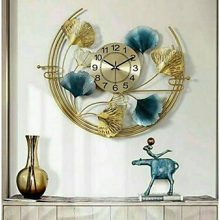 Amhomedecor Analog 81.3 cm X 20 cm Wall Clock (Multicolor, With Glass, Standard)