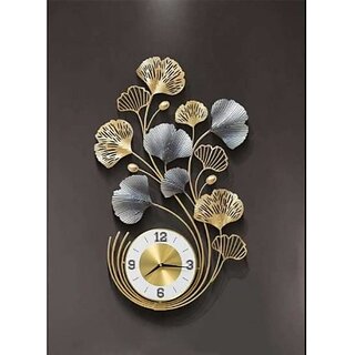                       Amhomedecor Analog 81.3 cm X 20 cm Wall Clock (Multicolor, With Glass, Standard)                                              