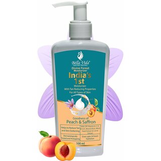 Bella Vida Divine Forest Moisturizer Indias First Tan Removing Property With Vitamin B3, E, Peach  Saffron Extract (10