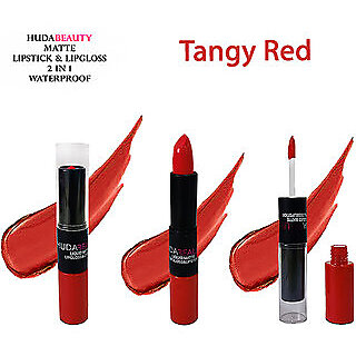                      Eva Beauty 2In1 Matte lipstick Mix Colors                                              