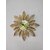Amhomedecor Analog 61 cm X 61 cm Wall Clock (Gold, Without Glass, Standard)