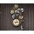 Amhomedecor Analog 81.3 cm X 20 cm Wall Clock (Multicolor, With Glass, Standard)