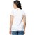 Akaas Couple White Printed Round Neck T-Shirt