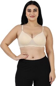 Skin Full coverage lightly padded bra for women