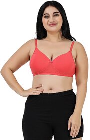 Rose full coverage lightly padded bra for women