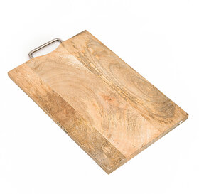 ONBV Mango rectangle with SS handle chopping board 129