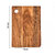 ONBV Acacia Wood Chopping Board 10x7