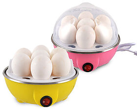 UnV Electric Egg Boiler 7 Egg Poacher for Steaming, Cooking, Boiling and Frying (400 Watts, Assorted )