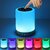 Wireless Bluetooth Speaker with Dimmable Multicolor LED Touch Lamp