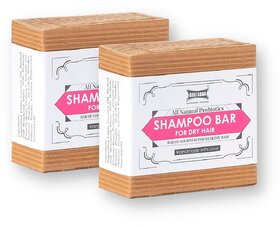 All Natural Probiotics Shampoo Bar for Dry Hair - 90 g	(Pack Of 2)