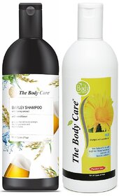 The Body Care Beer Shampoo and Egg Shampoo, 400ml, Combo